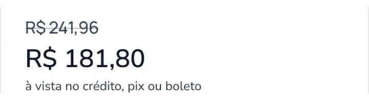 área de compra, total