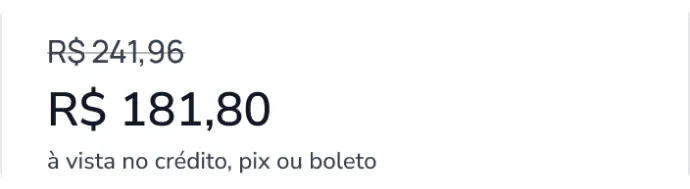 área de compra, total