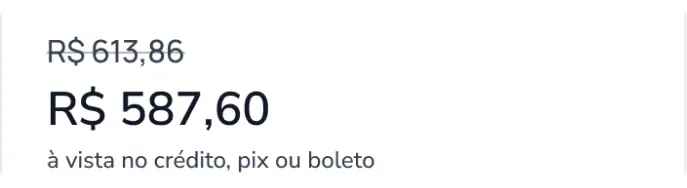 área de compra, total