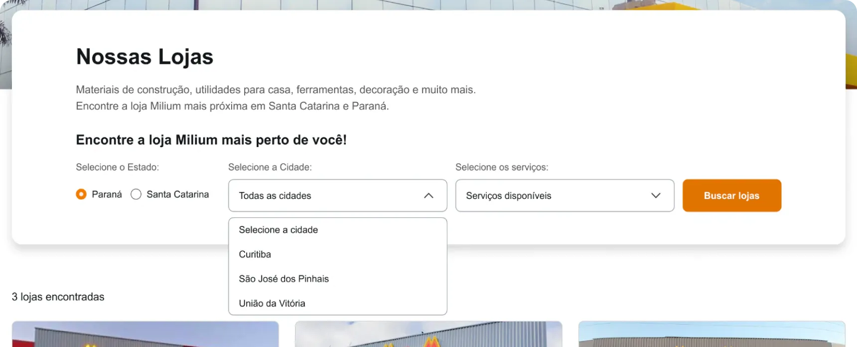 filtro, Paraná + Curitiba